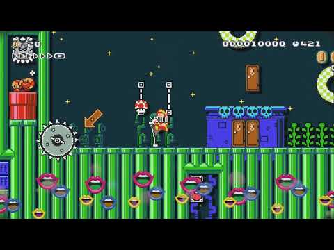 MR. and Mrs Thwomps Weed Factory by Rad Attack - Super Mario Maker 2 - No Commentary 1bv