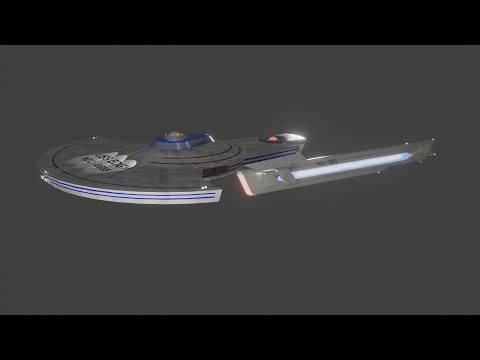 Star Trek Ship 3D Model