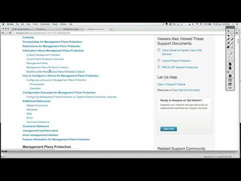 79  Management Plane Protection   MPP