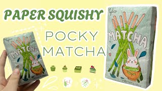 #3 [SQUISHY🌷] BÁNH POCKY MATCHA🍵🍃| Bonnie🐰