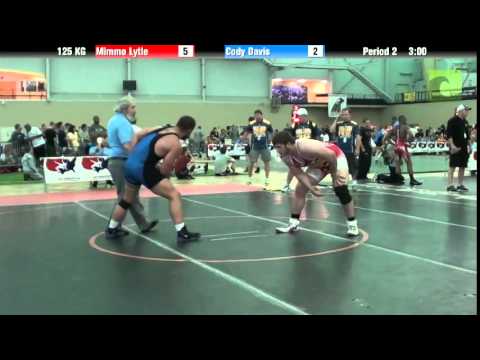 Men`s Freestyle 125 KG Mimmo Lytle vs. Cody Davis