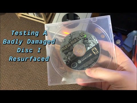 Testing A Badly Damaged Disc I Resurfaced