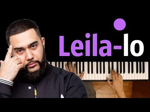 Jah Khalib — Leila  ● караоке | PIANO_KARAOKE ● ᴴᴰ + НОТЫ & MIDI