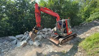 Hitachi Zaxix 85 US - 12 227 motortimer - tilt og 2 skuffer excavadora de cadenas | Imagen 4 - Machineryline
