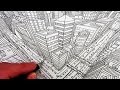 How to Draw a City in 3-Point Perspective