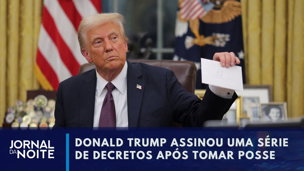 Donald Trump anuncia retirada dos Estados Unidos da OMS | Jornal da Noite
