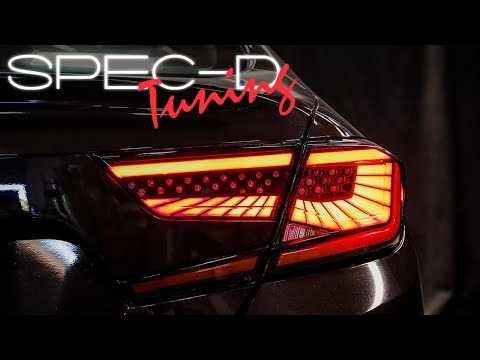 SPECDTUNING INSTALLATION VIDEO: 2018-2021 HONDA ACCORD LED SEQUENTIAL TAIL LIGHTS