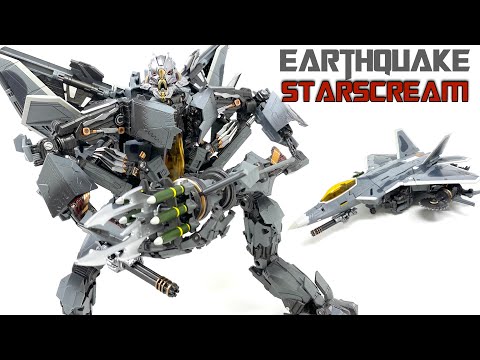 Earthquake STAR SKY WINGS Oversized/Improved MPM STARSCREAM W/LED Transformers Review
