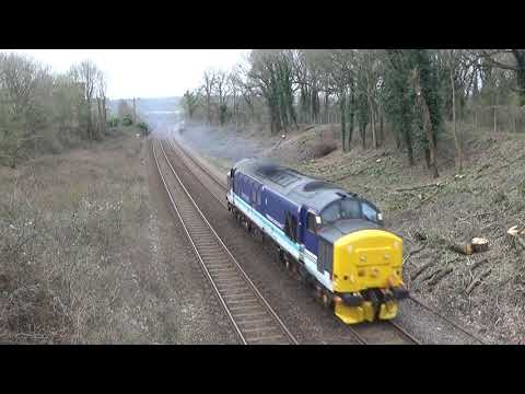 37425 Sir Robert McAlpine/Concrete Bob (6 Tone/Mega Thrash/Clag) Guns It At Dussindale (17/03/2021)
