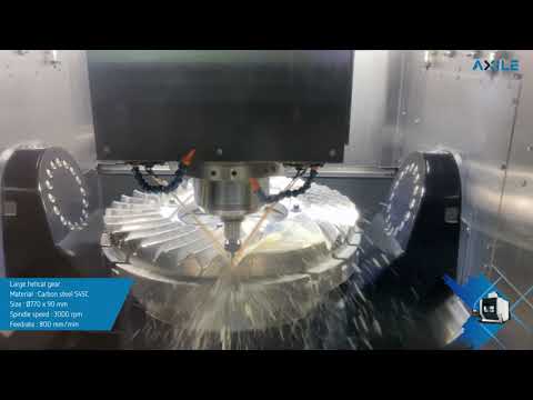 AXILE G8 - Helical Gear Machining