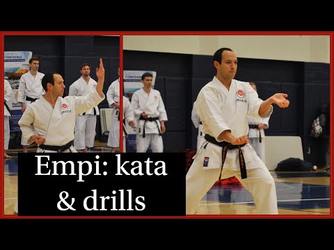Karate workout: Empi kata & drills