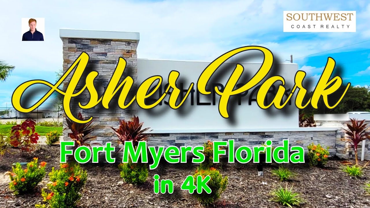 Asher Park Fort Myers Florida New Homes For Sale- Overview in 4K