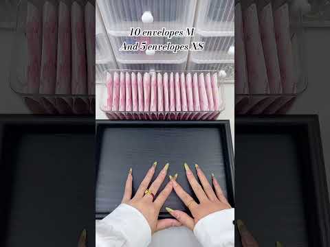 How many extra nails she got?? #asmr #amsrpackaging #amsrnailspackaging#packagewithme