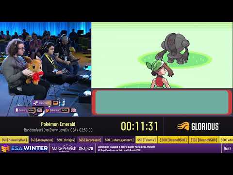 Pokémon Emerald [Randomizer (Evo Every Level)] by 360Chrism - #ESAWinter24