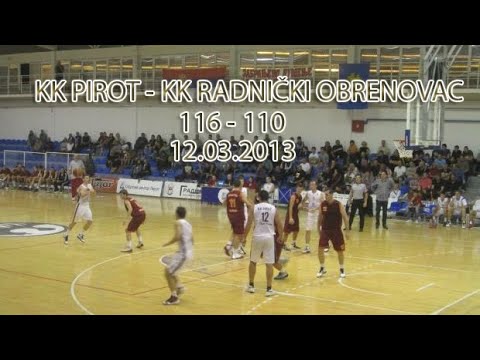2MLS - KK”PIROT” : KK”RADNIČKI” OBRENOVAC 116:110 // 12.10.2013.