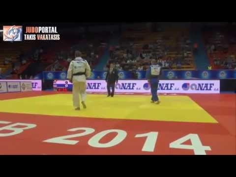 Judo Grand Prix Zagreb 2014 Final -66kg LEFEVERE Jasper (BEL) - GADANOV Alim (RUS)