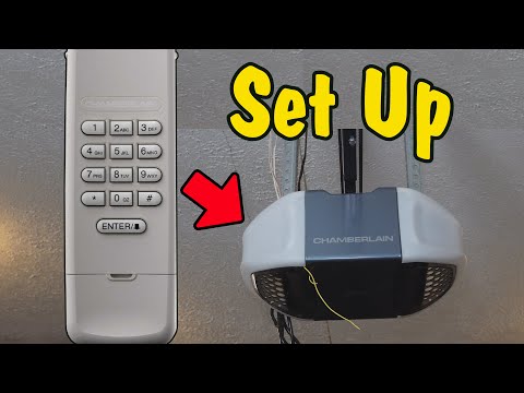 How to Program Keypad for Chamberlain LiftMaster Craftsman Garage Door Opener | Keyless Entry Pin