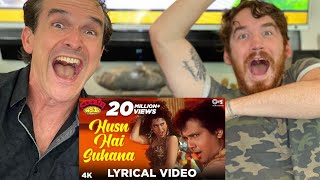 Husn Hai Suhana Song REACTION!!  | Coolie No. 1 | Govinda & Karisma Kapoor