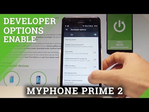 How to Allow Developer Options in myPhone Prime 2 |HardReset.Info
