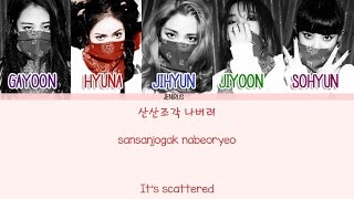 4Minute - Blind [Eng/Rom/Han] Picture + Color Coded HD