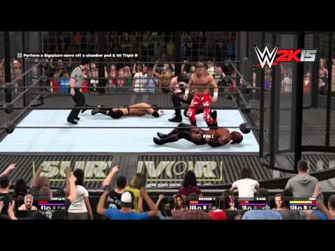 NEXT-GEN Walkthrough - WWE 2K15 2K Showcase Part 4 — Elimination Chamber Match