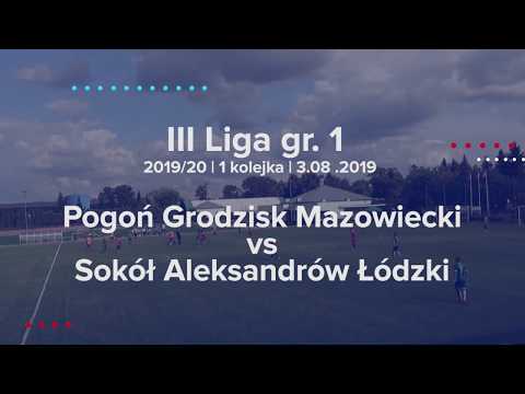 Pogoń Grodzisk Mazowiecki - Sokół Aleksandrów Łodzki / III Liga /  realna szansa na zdobycie bramki