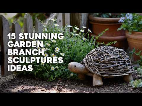 🪵 15 Upcycled Branch Sculptures Ideas: Outdoor Art Ideas for Garden Spaces
