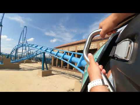 Abyssus Energylandia, Double Launch Coaster, Strefa Aqualantis 2022 [GoPro 10 horizontal lock]