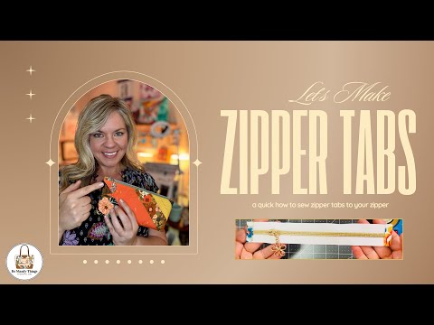 Easy Zipper Tab Tutorial (Step-by-Step) | Clean Zipper Ends for Bags