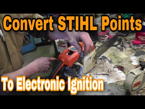 How To Convert Stihl 028 031 032 From Points and Condenser to Electronic Ignition