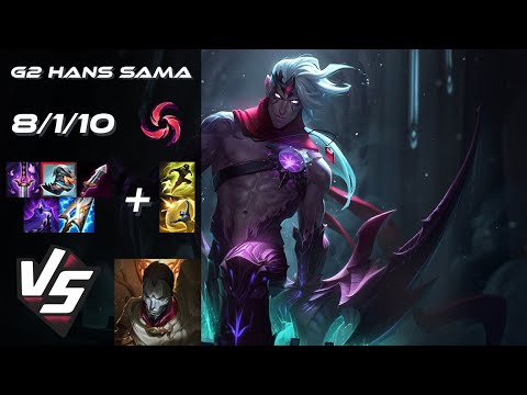 G2 Esports Hans Sama BOTTOM Varus vs Jhin - EU Challenger Patch 25.S2.1