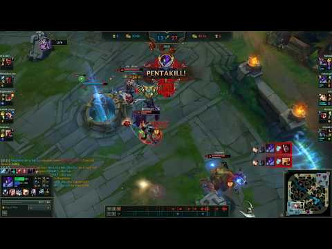 1 Million Mastery Points Kha'Zix Jungle PENTAKILL!