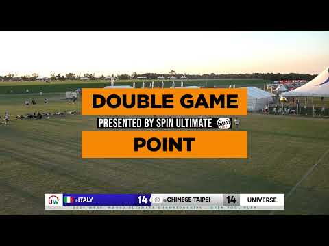 Double Game Point: Italy vs. Chinese Taipei Open