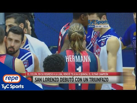 Liga Nacional de básquet: El triunfo de San Lorenzo sobre Quimsa