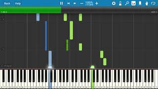 Download lagu Easy Way to Play Kokoronashi in Piano Just Play Bass and Melody for Beginner | [Synthesia] mp3