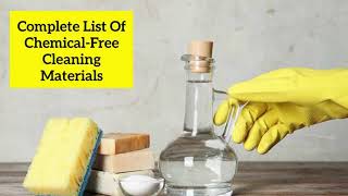 Complete List Of Chemical-Free Cleaning Materials
