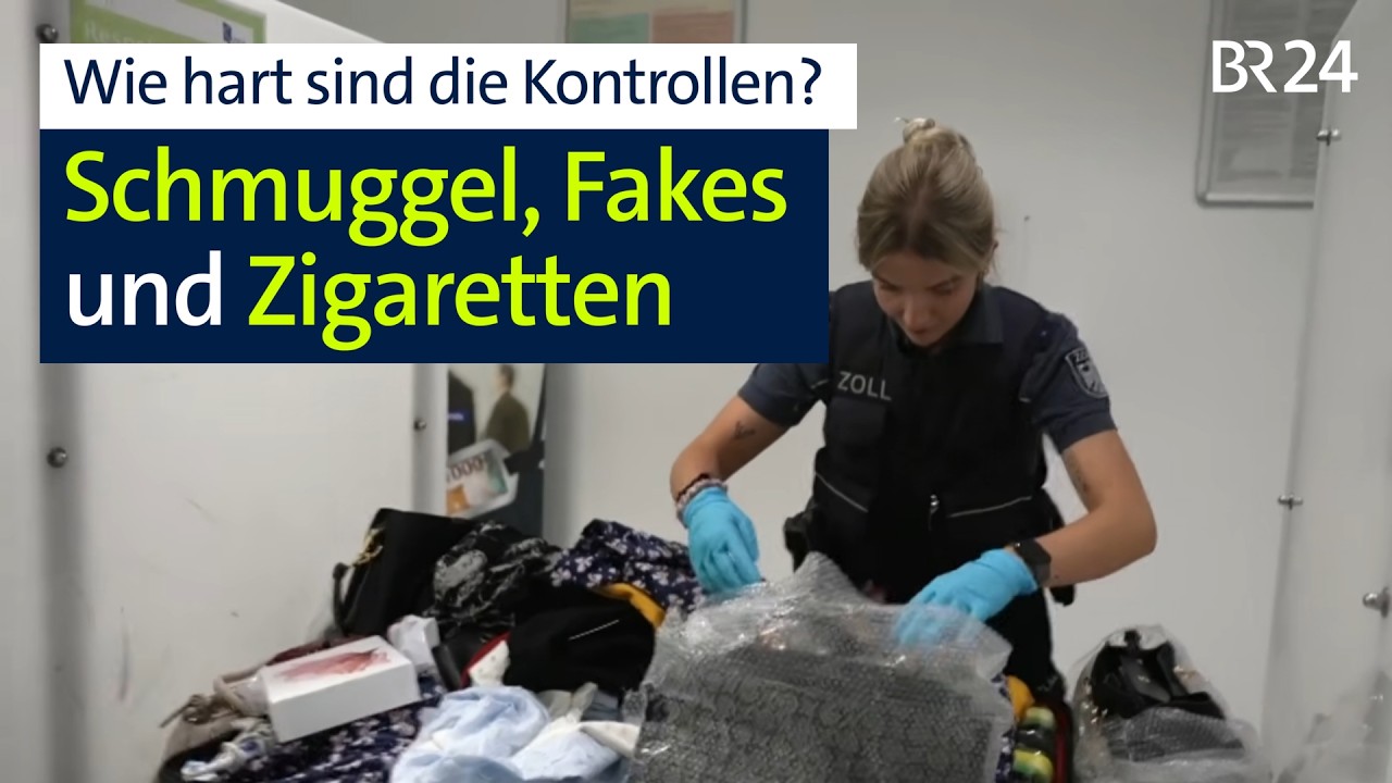 Zollfahnder: Schmuggel, Fakes, Zigaretten· Wie hart sind die Kontrollen? | Kontrovers | BR24