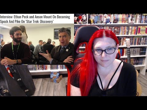 Random Reacts: Ethan Peck & Anson Mount on Becoming Spock and Pike on Star Trek Discovery
