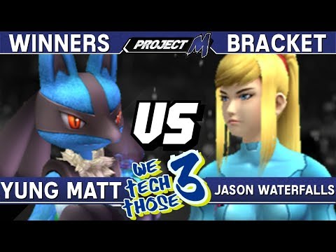 Project M - Yung Matt (Lucario) vs Jason Waterfalls (Zero Suit Samus) - We Tech Those 3 Winners