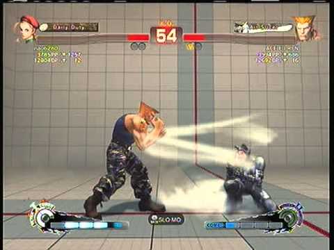SSF4AE: Cammy (nao6280) vs. Guile (ACE E I RI N)     SD