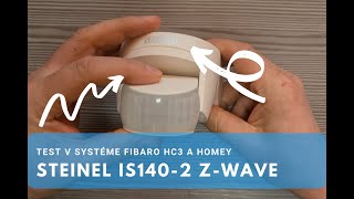 Test - Z-Wave pohybový senzor Steinel IS 140-2