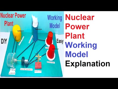 Nuclear Power Plant Working Model Generate Electricity Best Science Project 2025 howtofunda