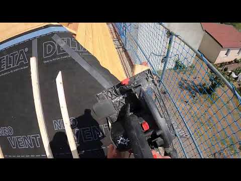 Unterspannbahn und Lattung - Teil 2 - Biberschwanzdach bei Mockrehna