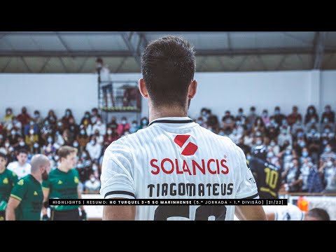 Highlights | Resumo: HC Turquel 3-5 SC Marinhense (5.ª Jornada - 1.ª Divisão) [21/22]