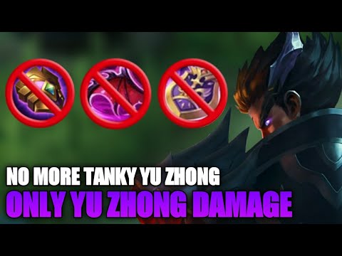 REASON WHY YU ZHONG DAMAGE BUILD IS NOW BETTER THAN YU ZHONG TANK | Yu Zhong Gameplay - MLBB