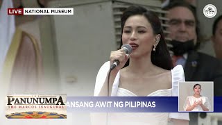 Download lagu Pagkanta ng Pambansang Awit ng Pilipinas | Panunumpa: The Marcos Inaugural (30 June 2022) mp3