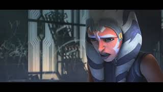 Ahsoka vs Maul lightsaber battle clone wars final season
