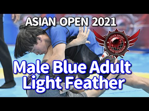 NO-GI Male Blue Adult Light Feather / ASJJF ASIAN OPEN JIU JITSU NO-GI CHAMPIONSHIP 2021