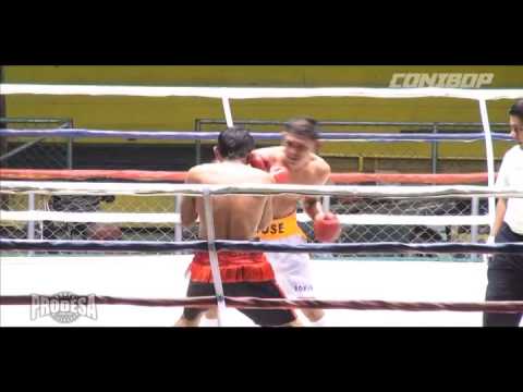 Pelea Jose Aguilar vs Leyman Benavides - CONIBOP