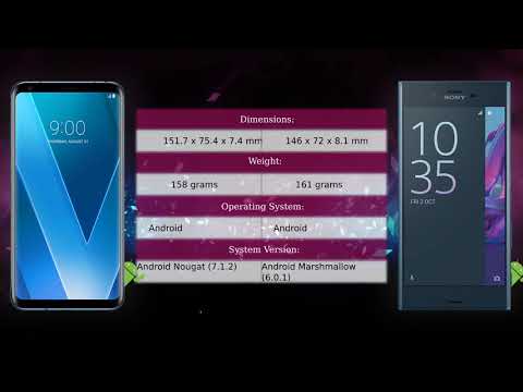 LG V30 vs Sony Xperia XZ - Phone comparison